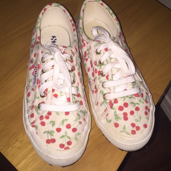 superga cherry sneakers
